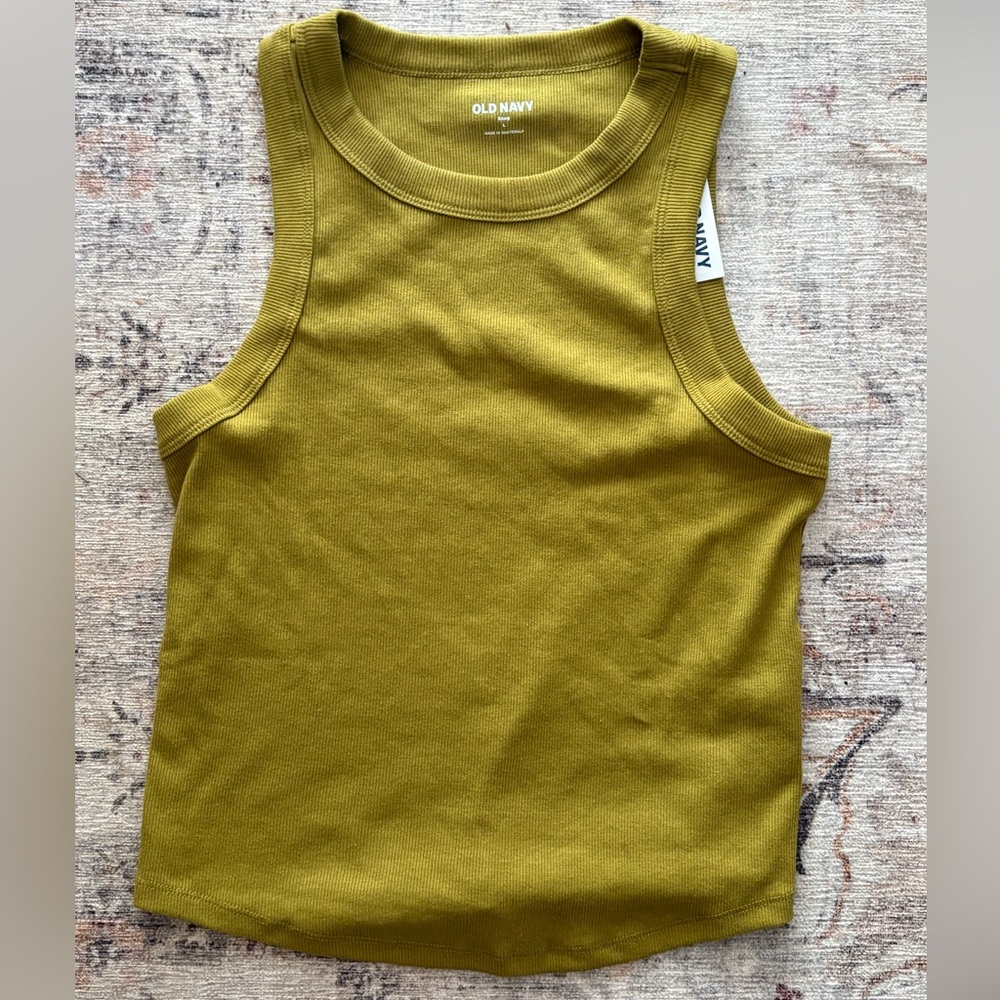 Old Navy Olive Green Ribbed Women’s Tank Top